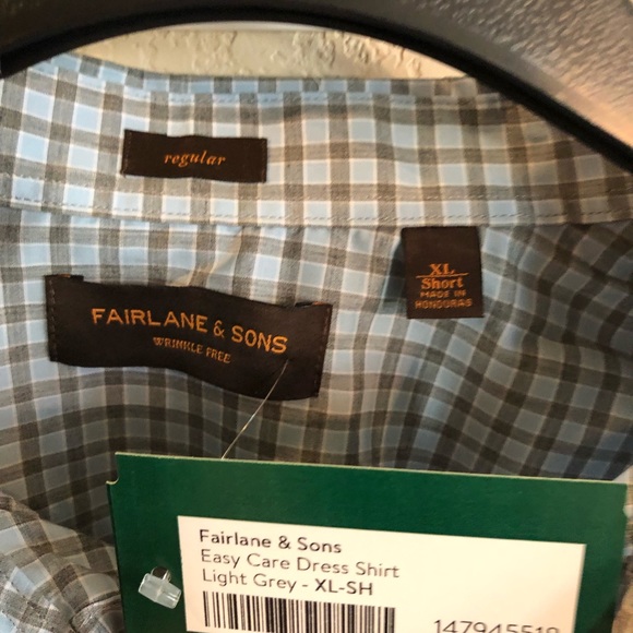 Fairlane and Sons Men’s Longsleeved Dress Shirt - Picture 2 of 3